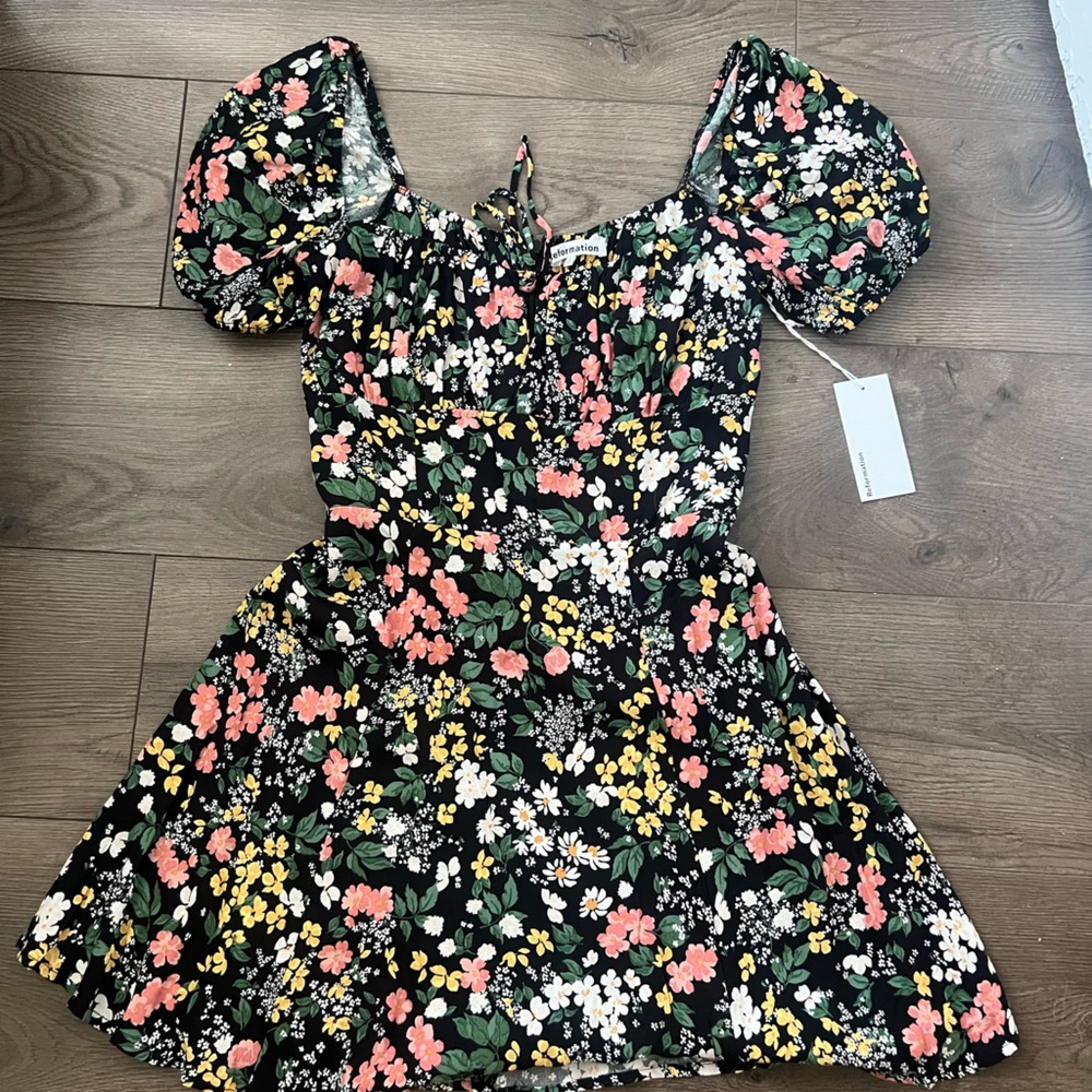 Reformation - Corbin Dress, NWT sz 6 - Picture 6 of 9